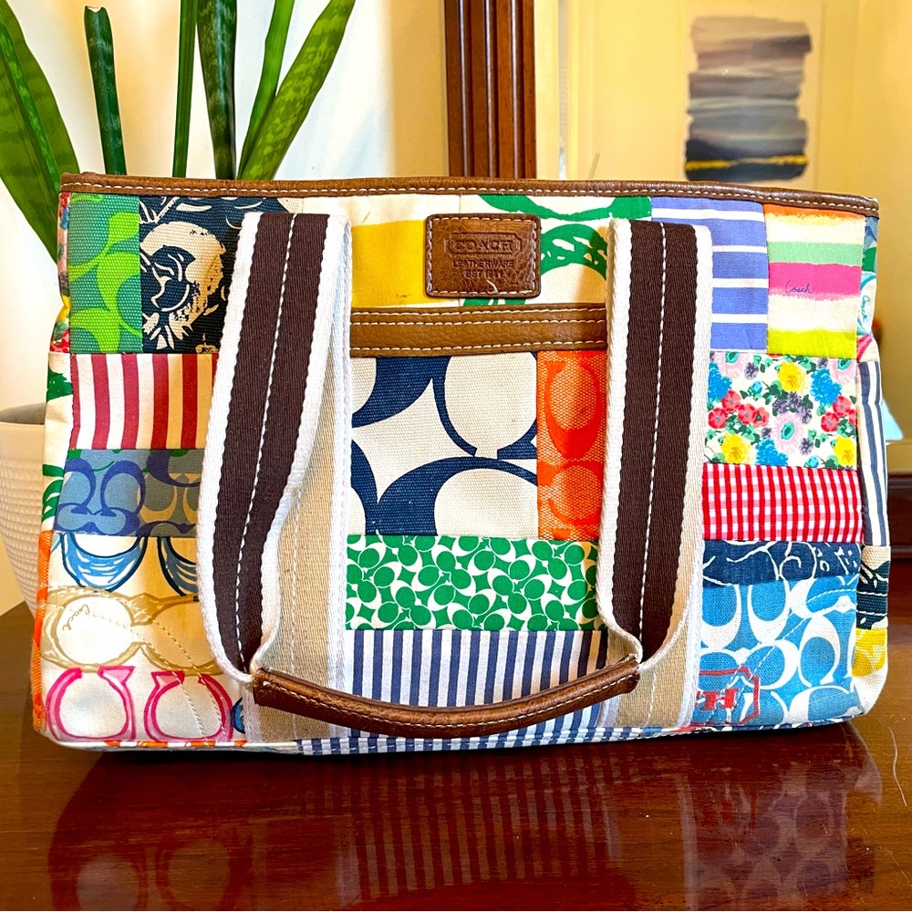 COACH Small Patchwork Tote
